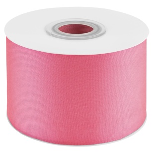 Лента атласная (5 см*22,85 м) Ярко-розовый, 1 шт.