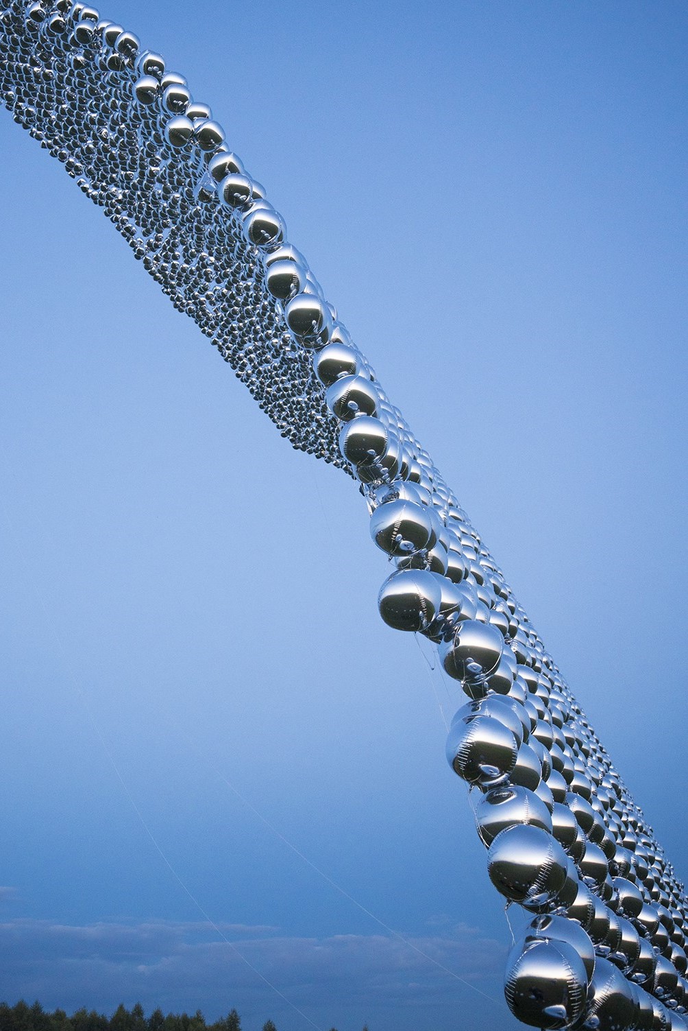 Шар 3D (32''/81 см) Сфера, Серебро, 1 шт. в уп.