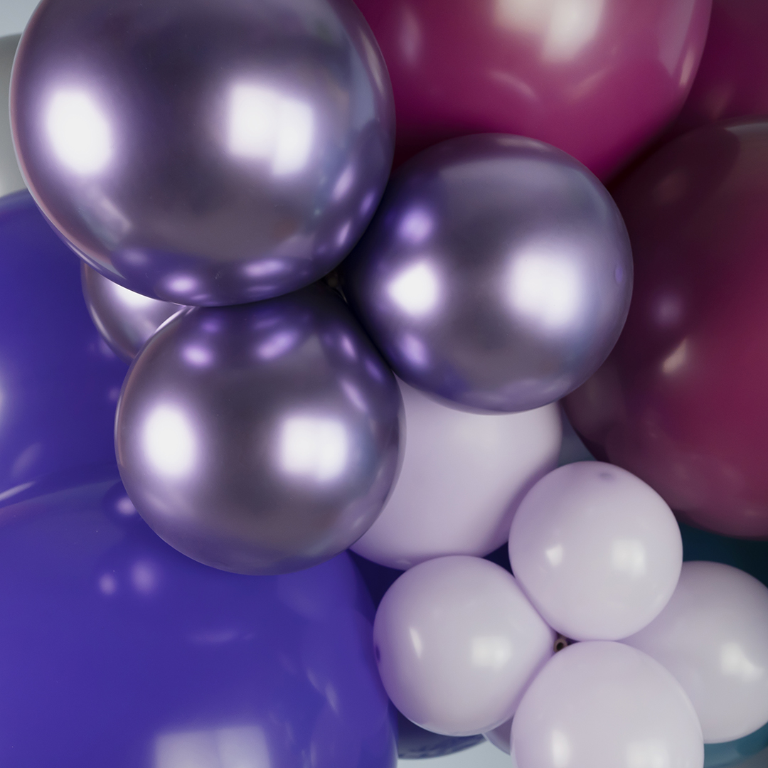 Шар (18''/46 см), Сиреневый, макарунс, 25 шт.