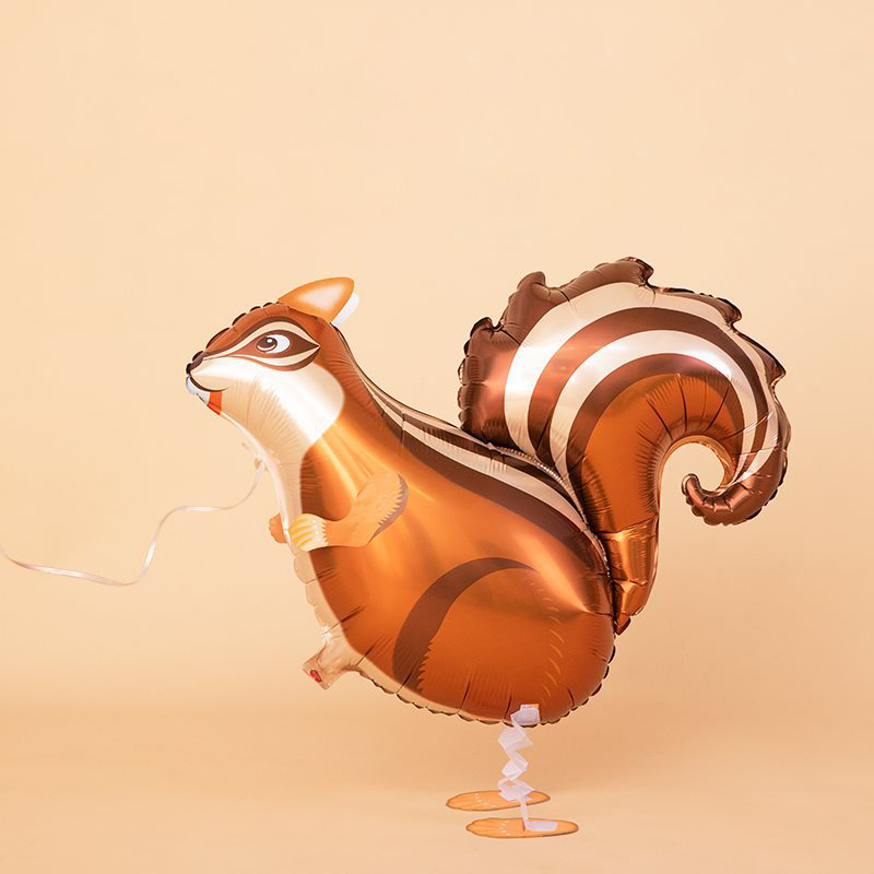 Шар 3D (29''/74 см) Ходячая Фигура, Бурундук, 1 шт.