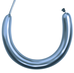 Шар (2''/5 см) ШДМ, Голубой (504), хром, 50 шт.