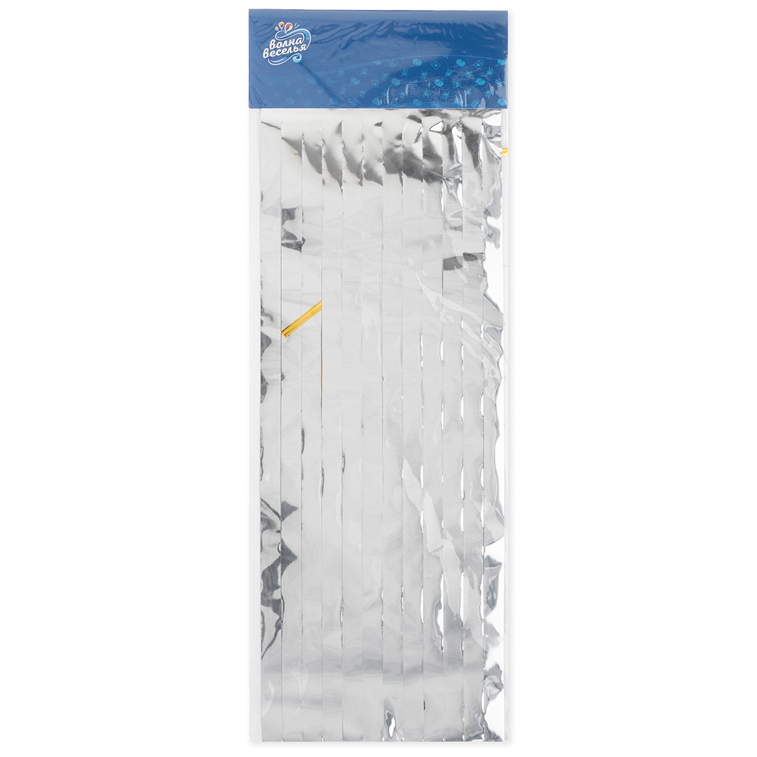 Гирлянда Тассел, Серебро, Металлик, 35*12 см, 12 листов.