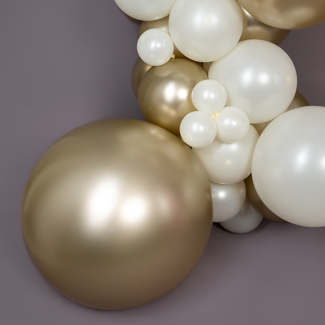 Шар (24''/61 см), Золотой Песок (870), шелк, 3 шт.