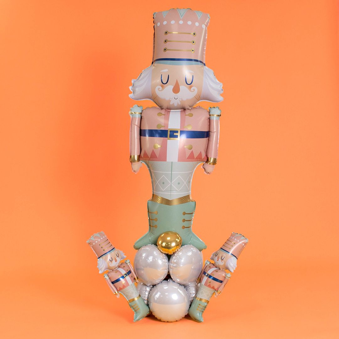 Шар (42''/107 см) Фигура, Щелкунчик, Розовый, 1 шт. в уп.