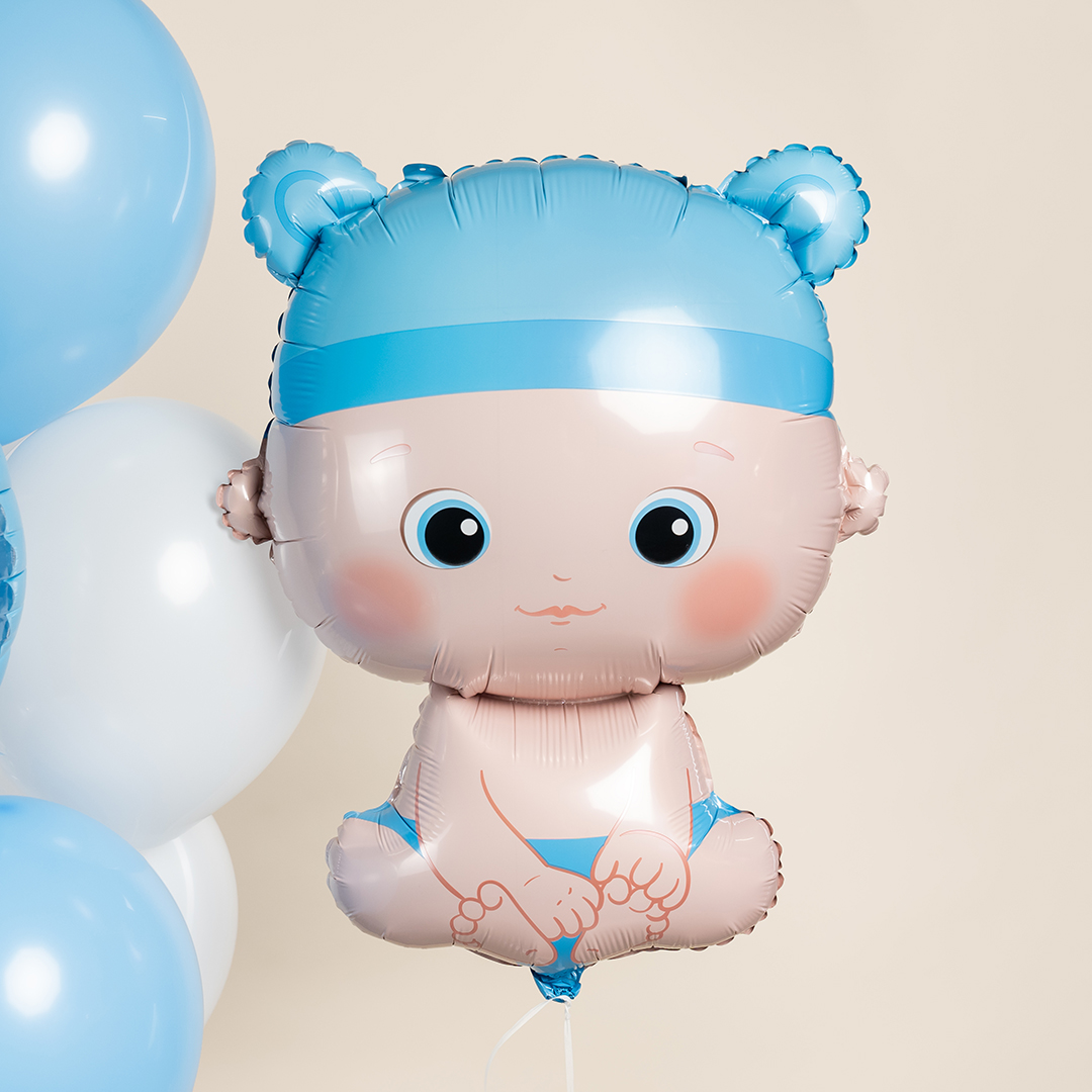 Шар (33''/84 см) Фигура, Малыш Мальчик, 1 шт. в уп.