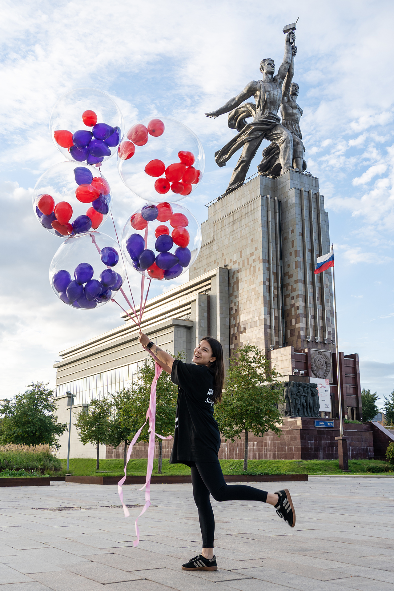 Шар (5''/13 см), Красный (015), пастель, 100 шт.