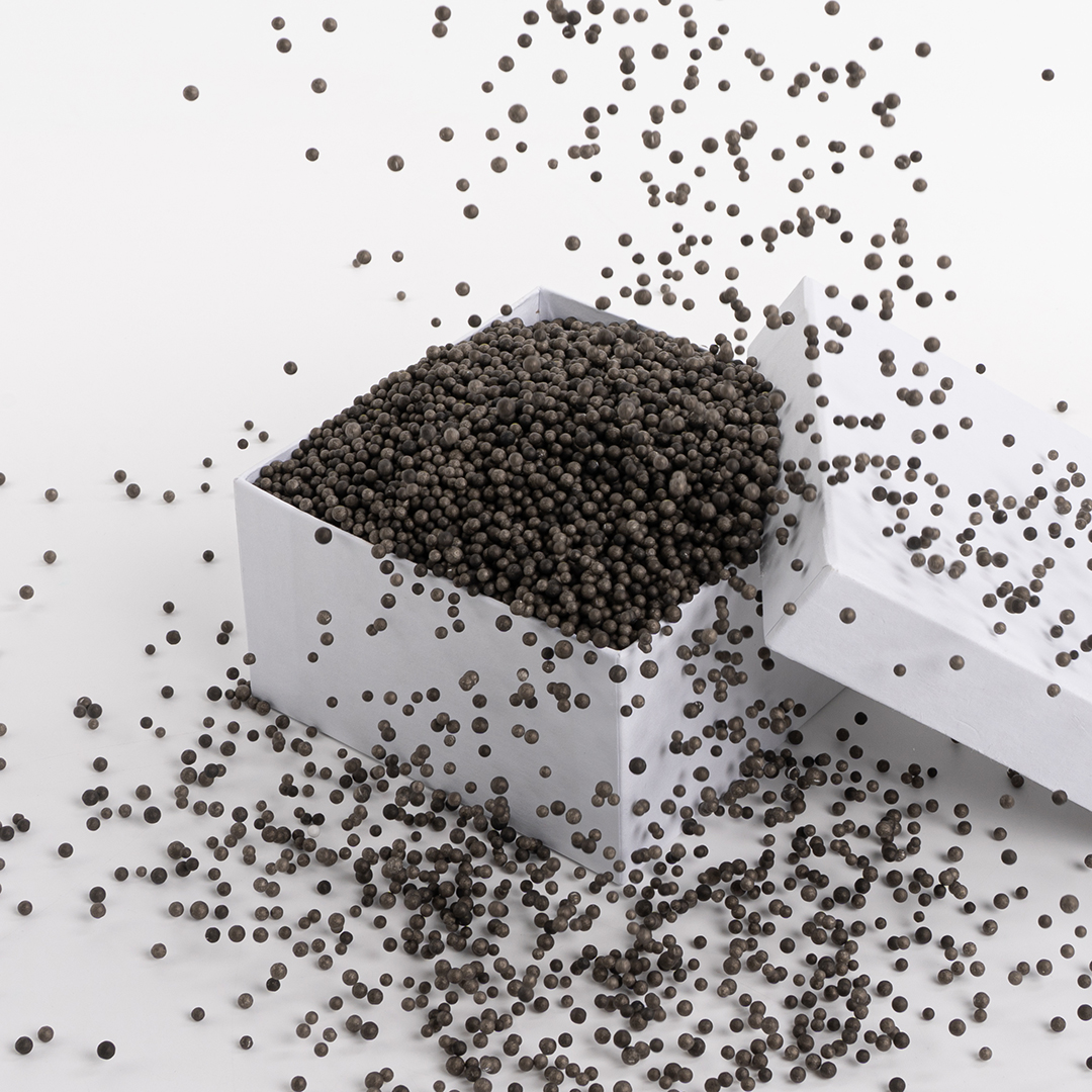 Шарики пенопласт, Черный, 2-4 мм, 10 гр.