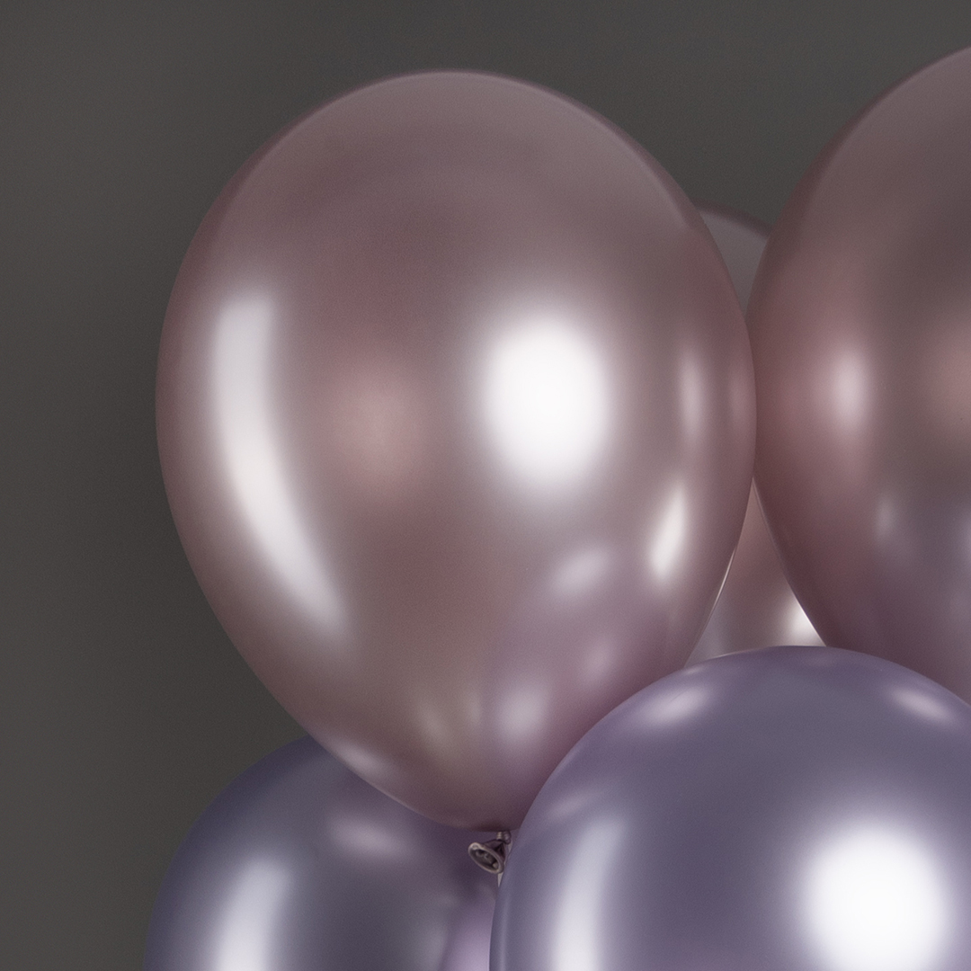 Шар (12''/30 см), Розовый цветок (809), шелк, 50 шт.