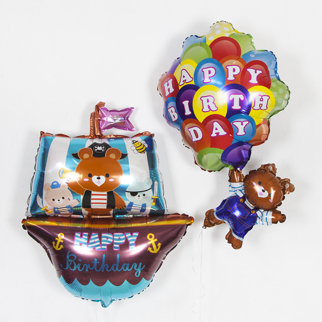 Шар (36''/91 см) Фигура, Пиратский корабль, 1 шт.