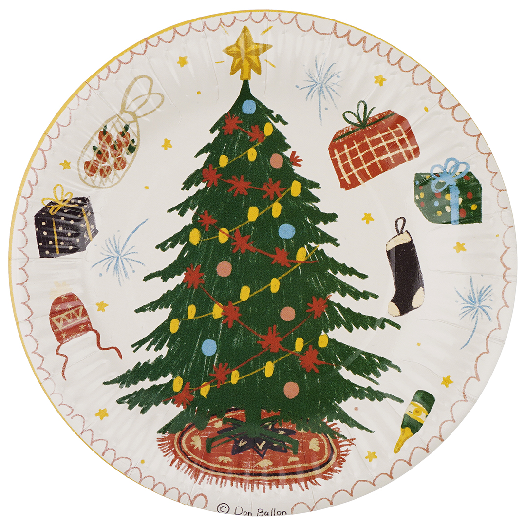 Тарелки (7''/18 см) Новогоднее настроение, 6 шт.