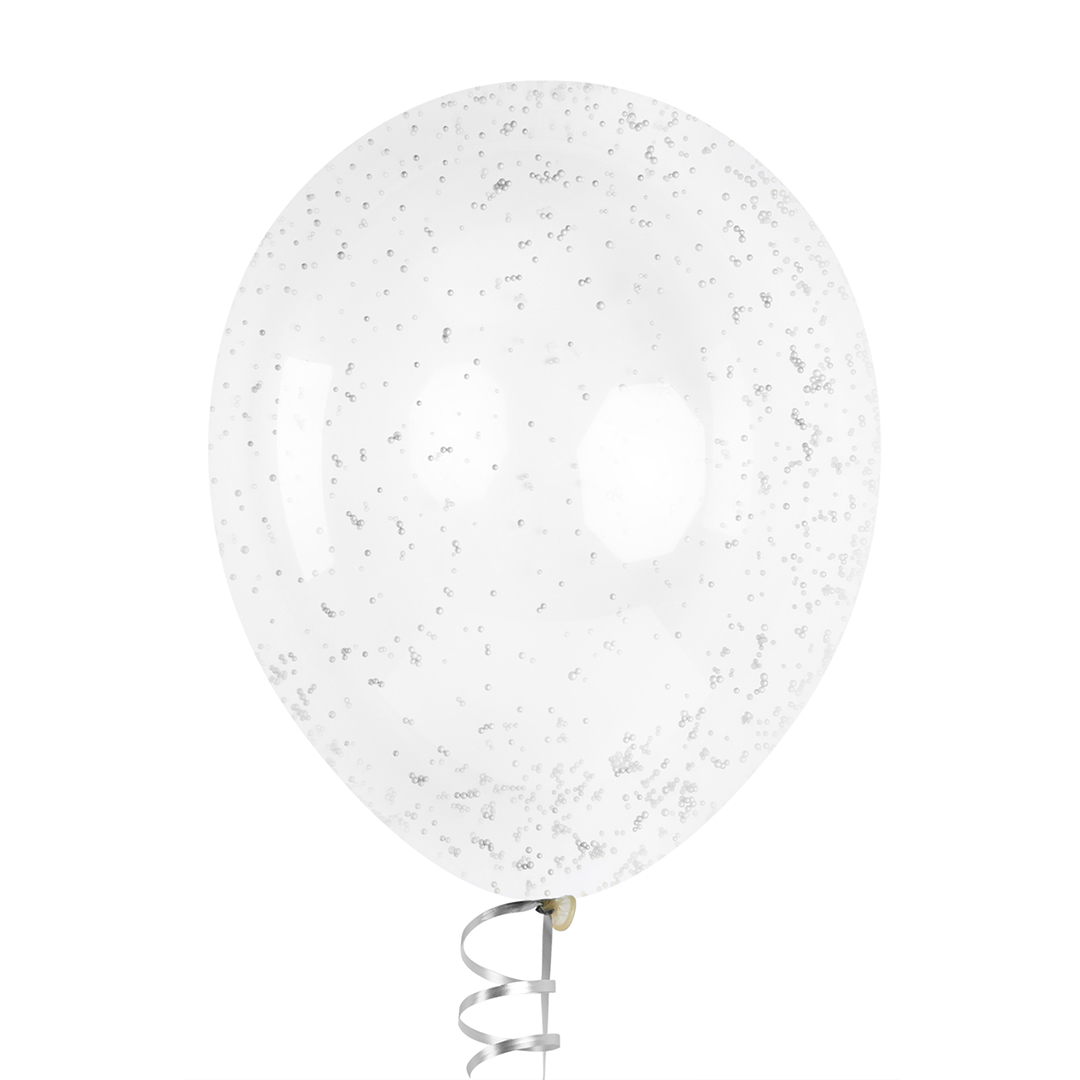 Шарики пенопласт, Серебро, Металлик, 2-4 мм, 10 гр.