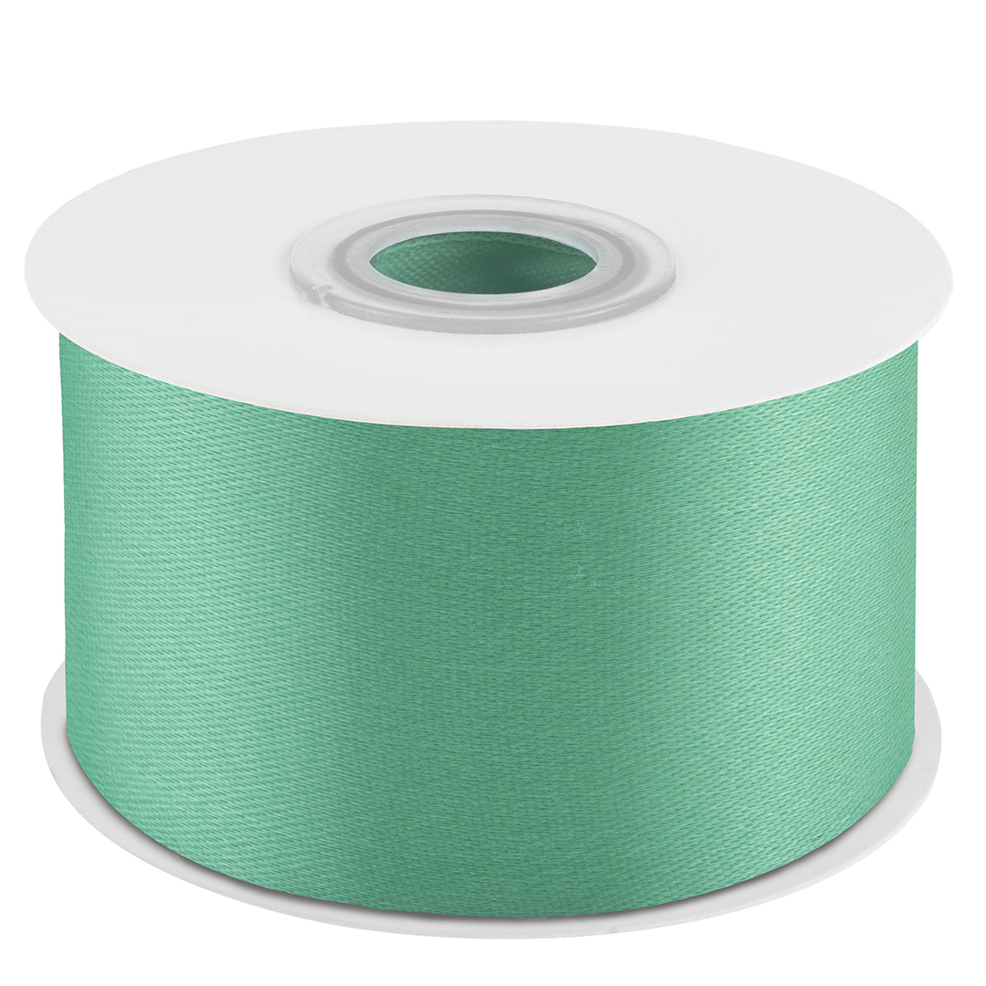 Лента атласная (3,8 см*22,85 м) Бирюзовый, 1 шт.