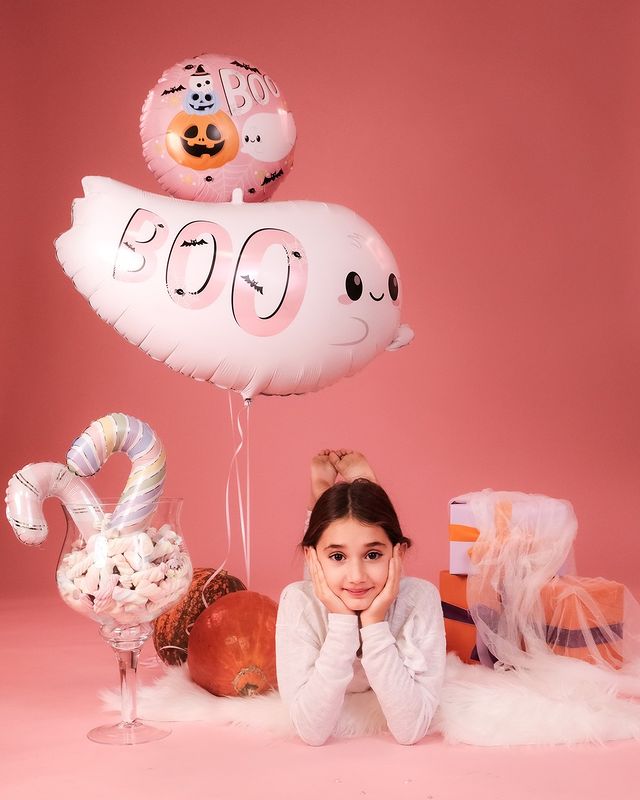 Шар (12''/30 см) Мини-фигура, Леденец трость, Макарунс, 1 шт.