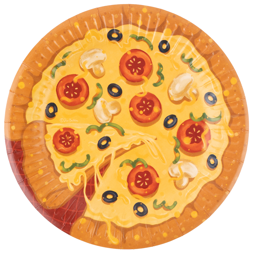 Тарелки (7''/18 см) Фастфуд, 6 шт.