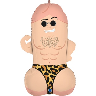 Шар (31''/79 см) Фигура, Мистер Пи-Пи Леопард, 1 шт. в уп.