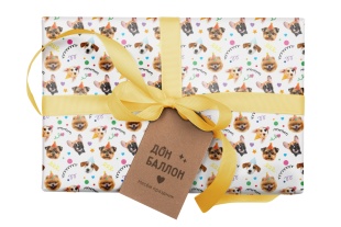 Набор коробок Собачки, 33*20*13 см, 10 шт. в упак. 