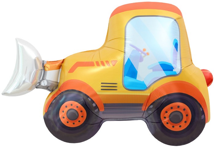 Шар (29''/74 см) Фигура, Трактор, 1 шт. в уп.