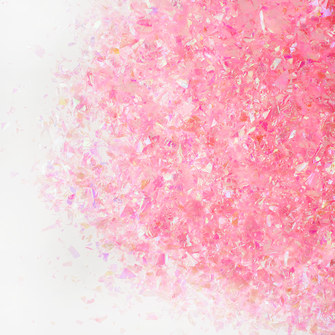 Конфетти дробленые Розовый, Хамелеон, 20 г.