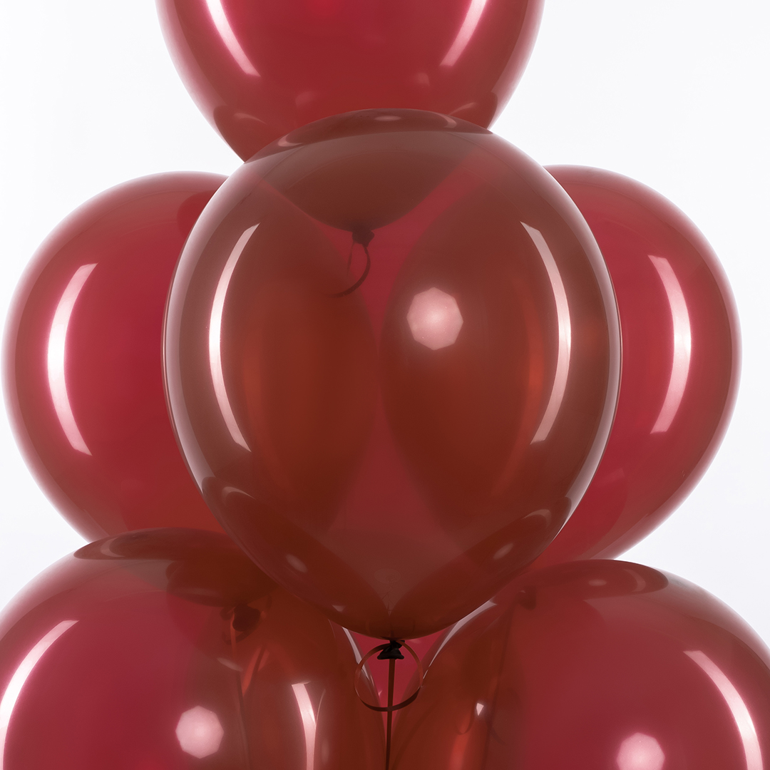 Шар (12''/30 см), Бургундия, пастель ретро, 100 шт.