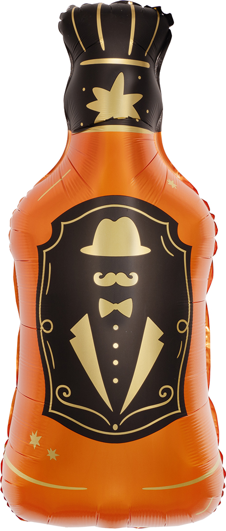 Шар (34''/86 см) Фигура, Бутылка Виски, 1 шт.