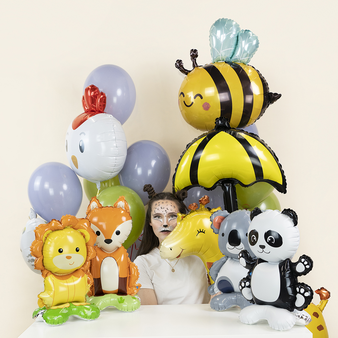 Шар (28''/71 см) Фигура, Голова, Милый Цыпленок, 1 шт.