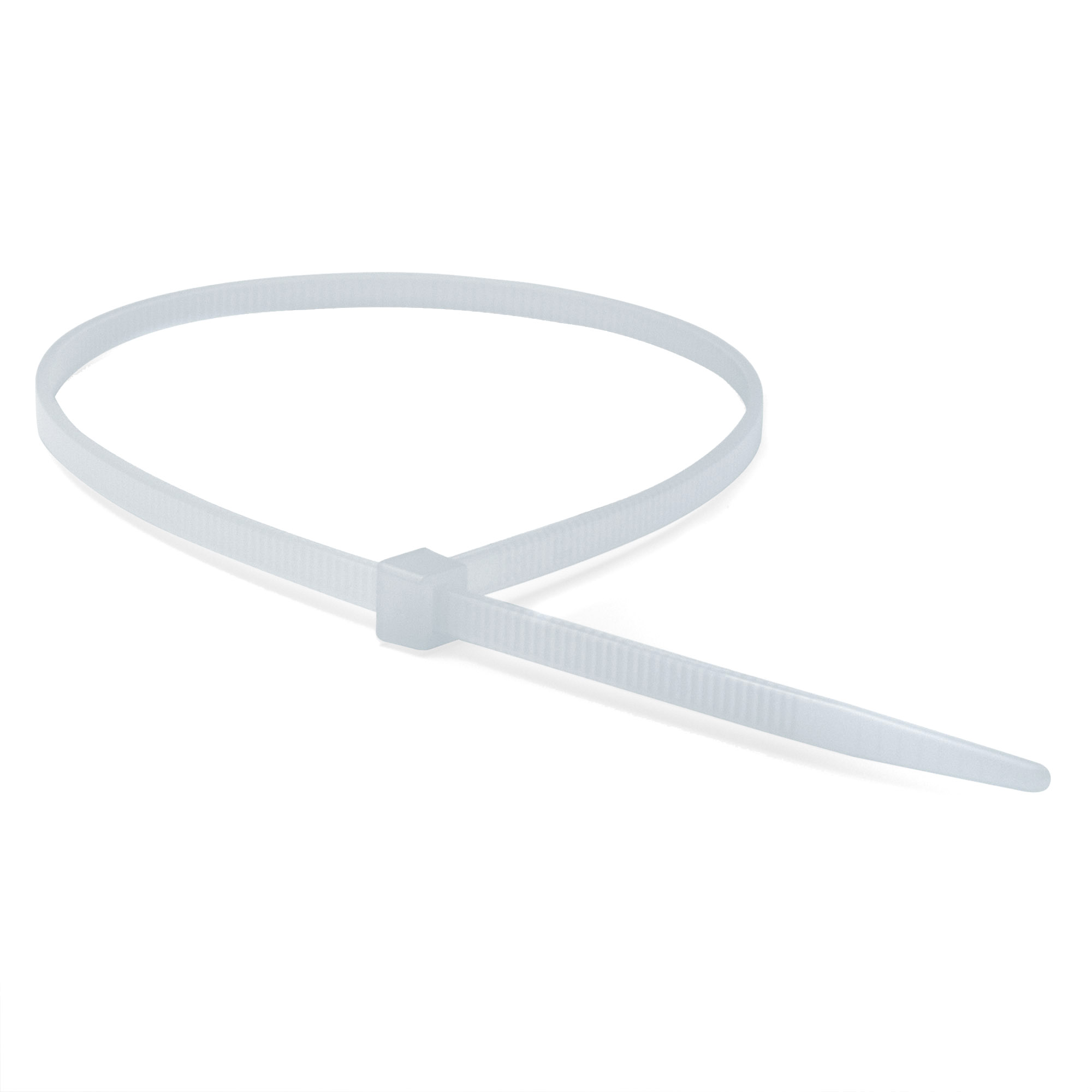 Стяжка (хомут) 2,5*180 мм. Белый, 100 шт.