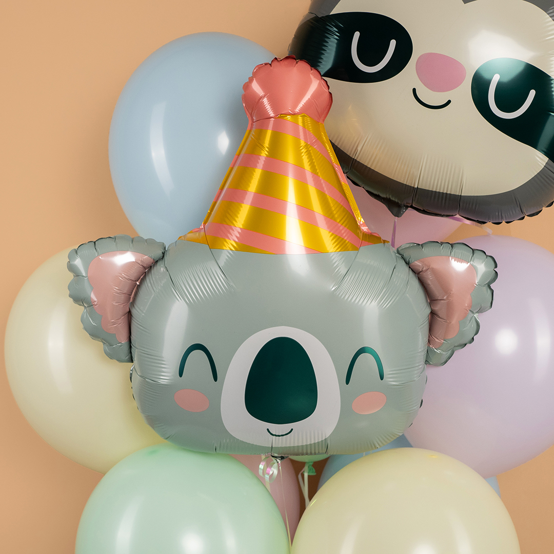 Шар (22''/56 см) Фигура, Коала в колпачке, 1 шт.