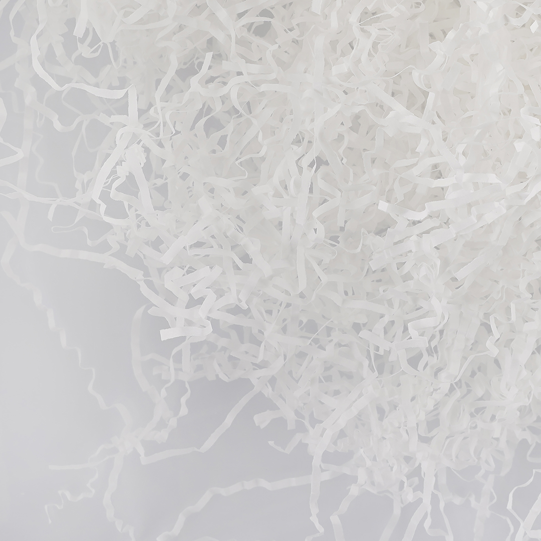 Наполнитель для коробок, бумага, Белое облако, 50 г.