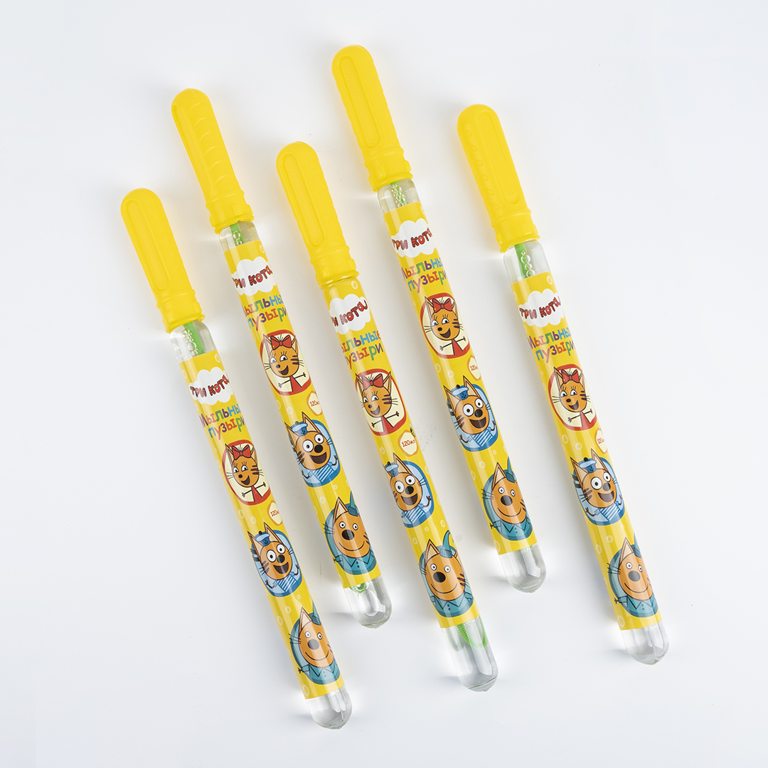 Мыльные пузыри Меч, Три Кота, 120 мл. 24 шт.