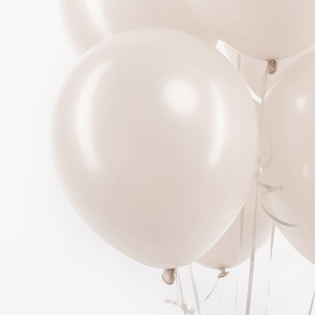 Шар (12''/30 см), Белый песок, пастель ретро, 100 шт.