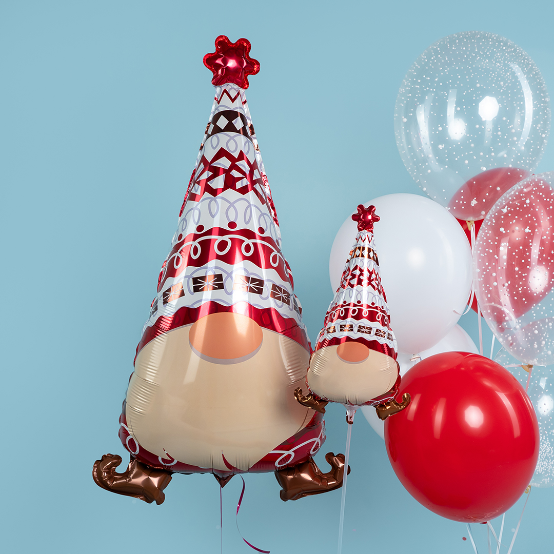 Шар (10''/25 см) Мини-фигура, Милый гном, 1 шт.