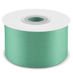 Лента атласная (3,8 см*22,85 м) Бирюзовый, 1 шт.