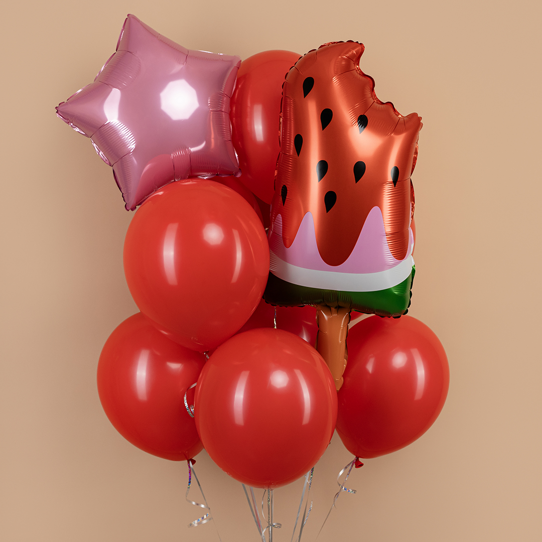 Шар (35''/89 см) Фигура, Арбуз, Мороженое, 1 шт.
