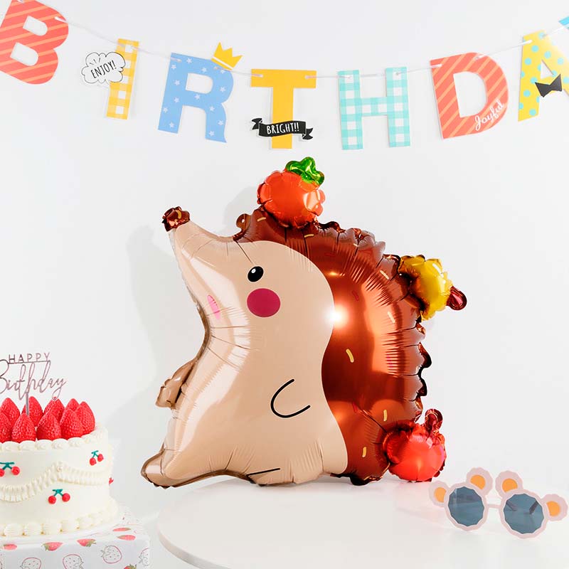 Шар (26''/66 см) Фигура, Ежик, 1 шт.