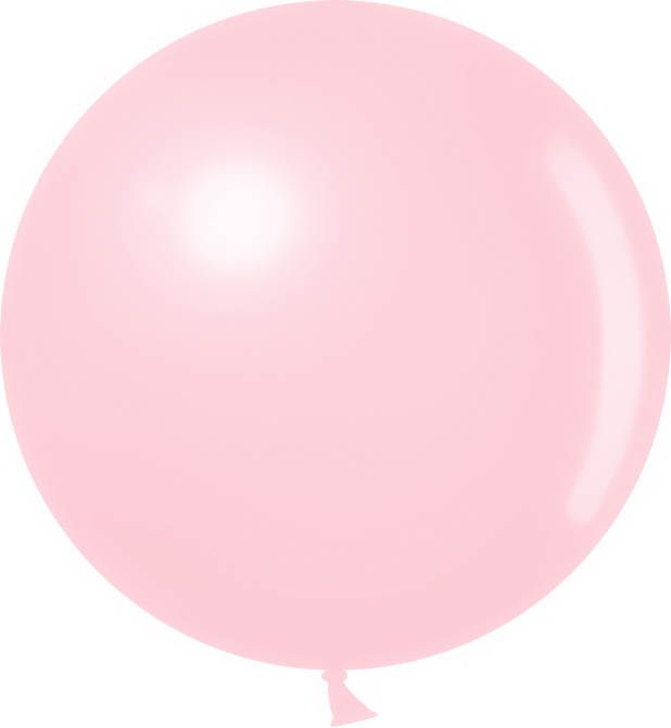 Шар (24''/61 см), Нежно-розовый, макарунс, 3 шт.