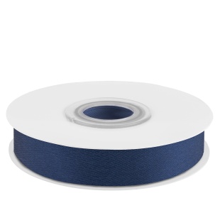 Лента атласная (1,2 см*22,85 м) Темно-синий, 1 шт.