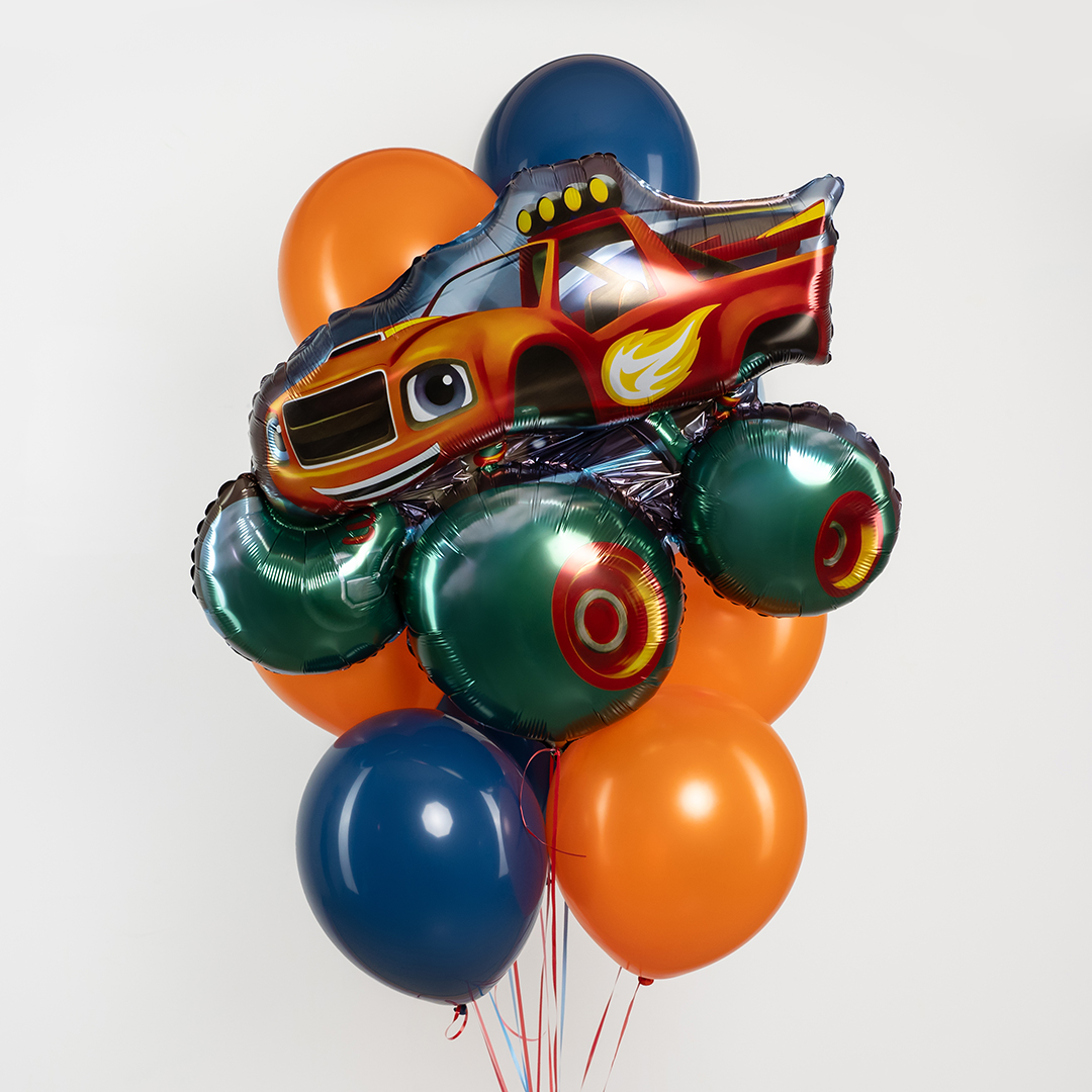 Шар (35''/89 см) Фигура, Джип, 1 шт. в уп.