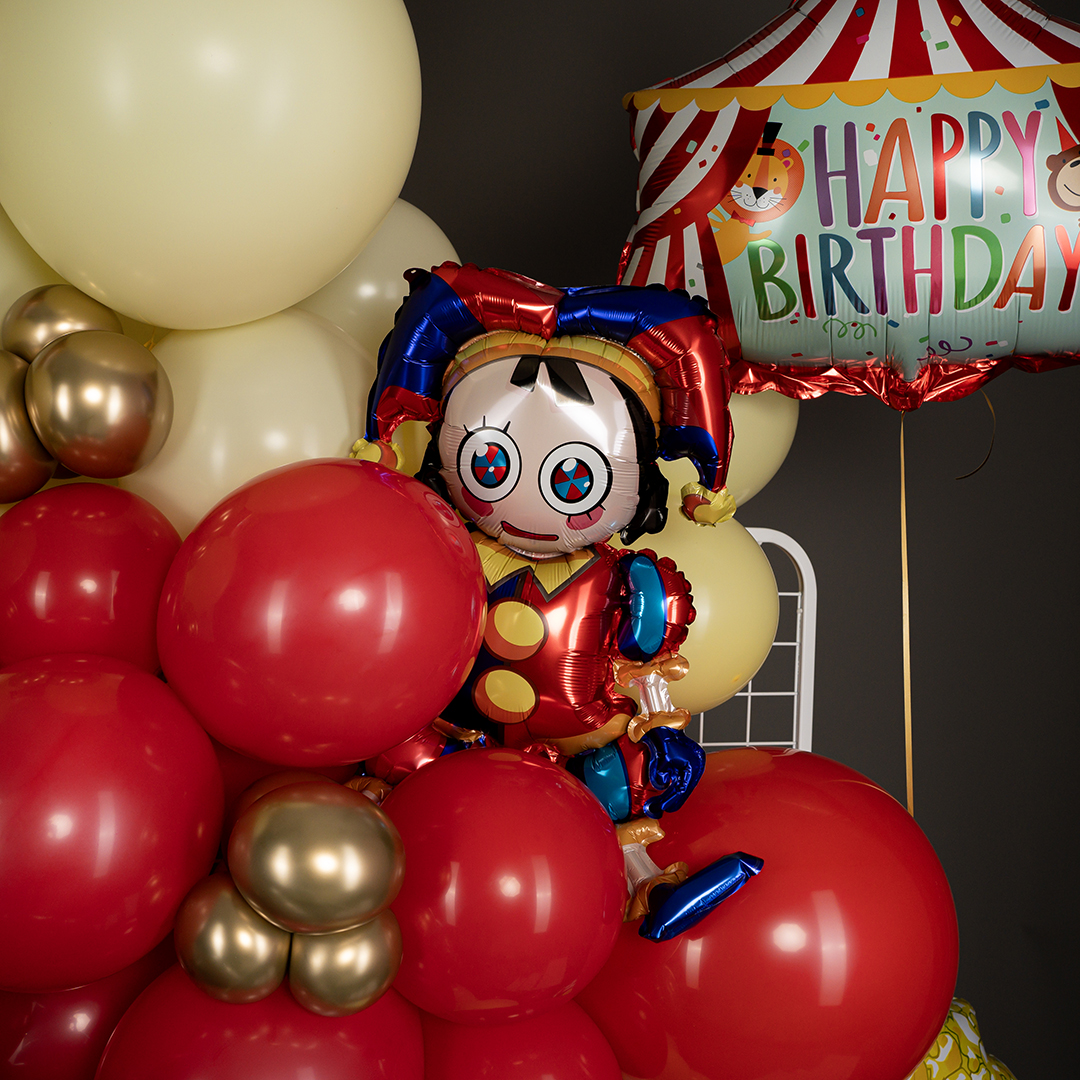 Шар (28''/71 см) Фигура, Удивительный цирк (надув воздухом), 1 шт.