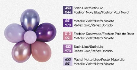 Шар (10''/25 см), Темно-синий (044), пастель, 100 шт.