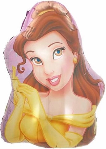 Шар (27''/69 см) Фигура, Принцесса Белль, 1 шт.