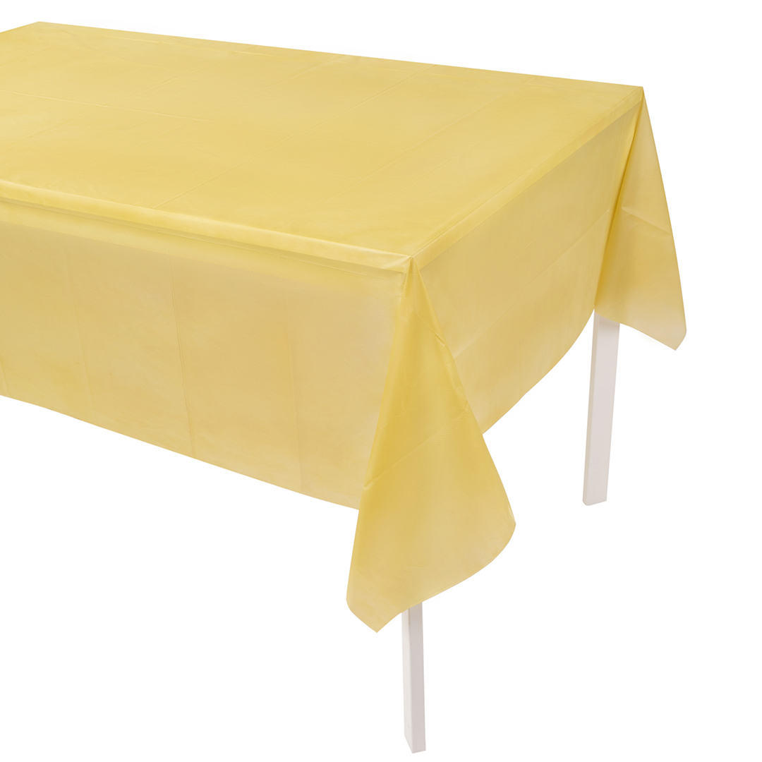 Скатерть одноразовая, Мастхэв, Золото, 137*274 см, 1 шт.