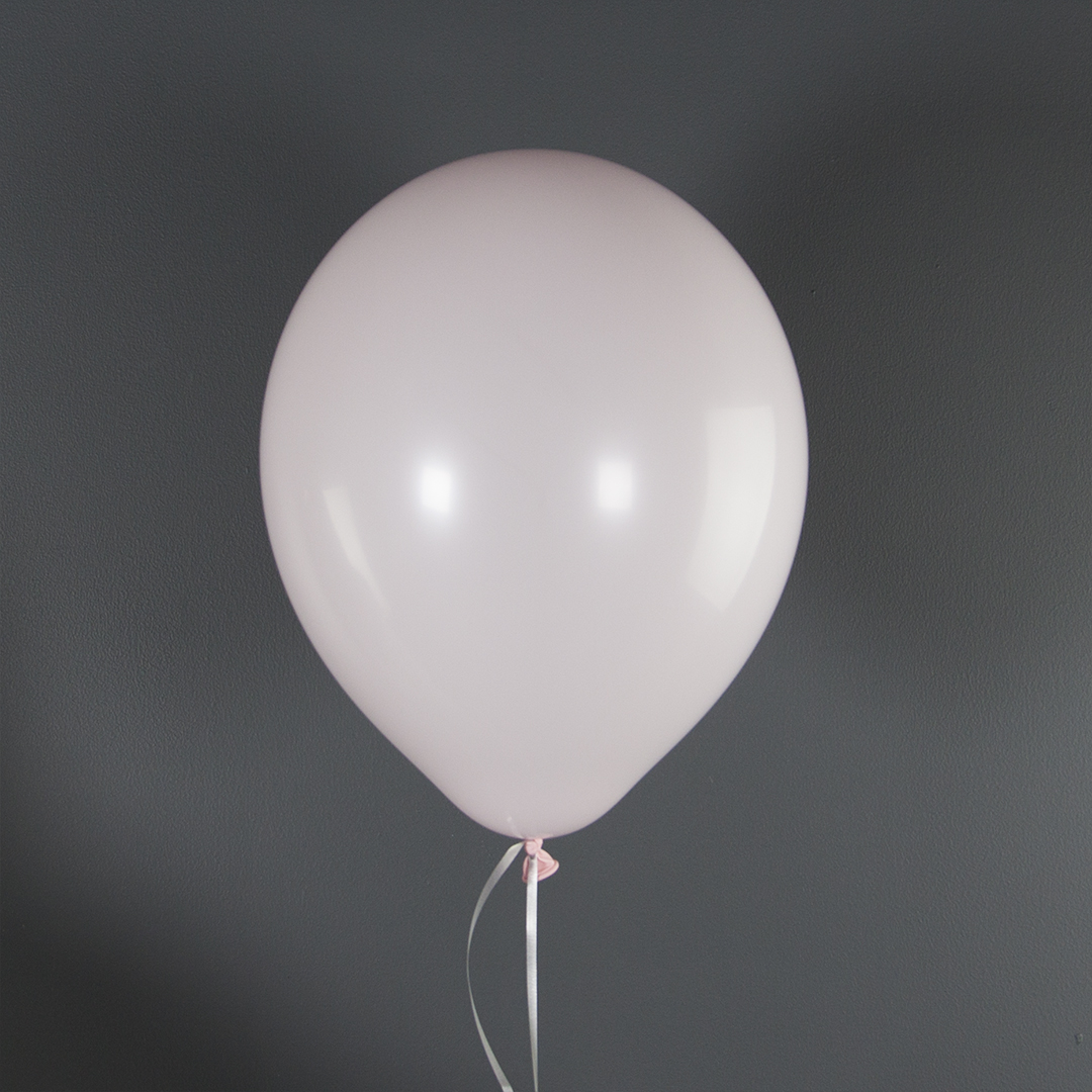 Шар (12''/30 см), Нежно-розовый, макарунс, 100 шт.