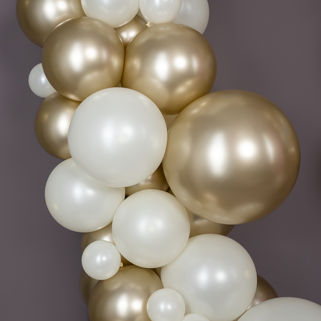 Шар (9''/23 см), Золотой Песок (870), шелк, 50 шт.