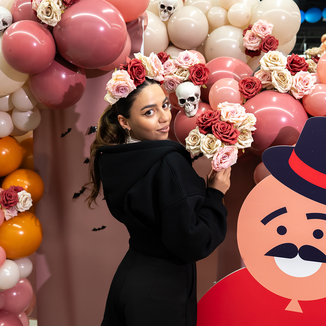 Роза (бутон), искусственная, Красный, 9 см, 3 шт. в упак. 