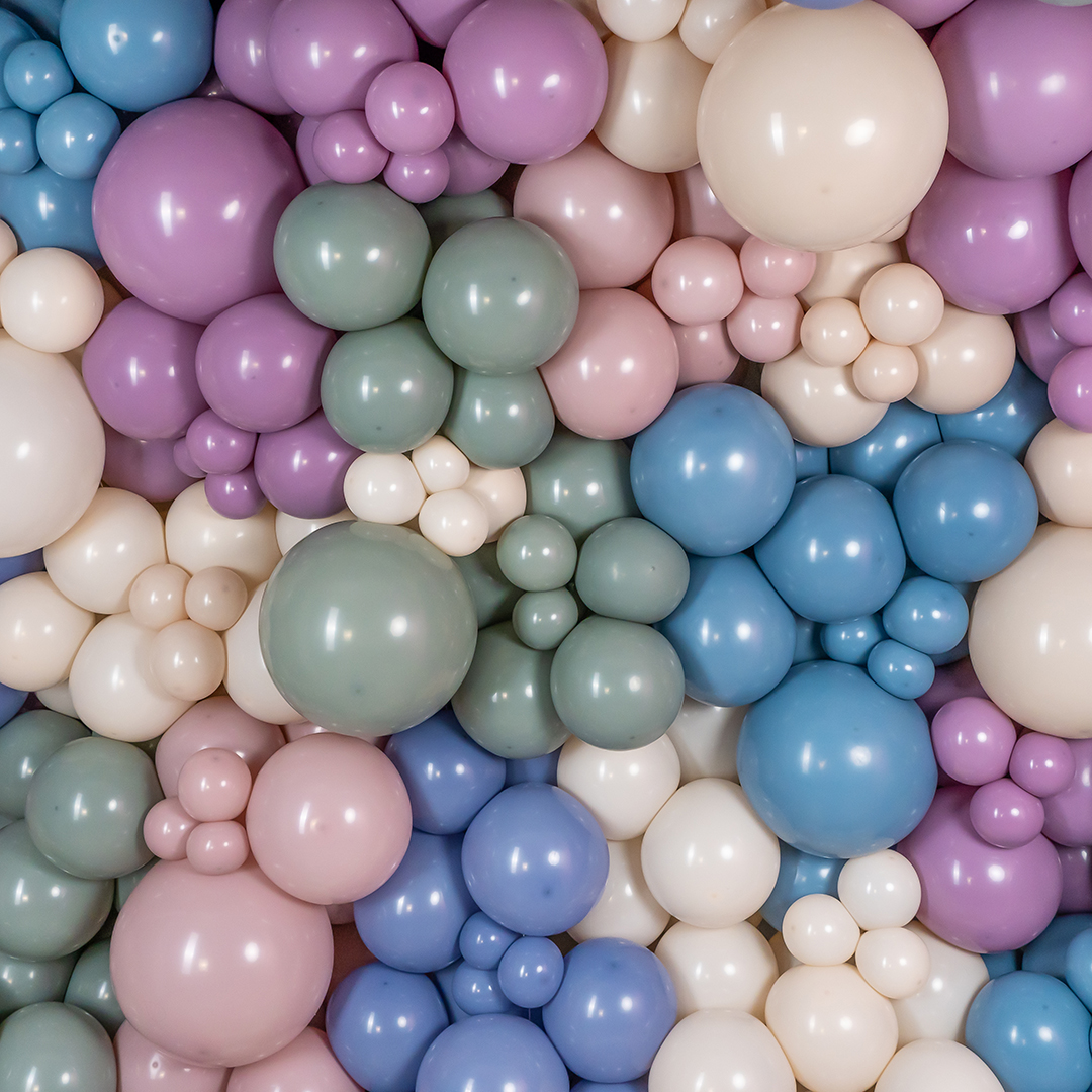 Шар (12''/30 см), Пыльная роза, пастель ретро, 100 шт.