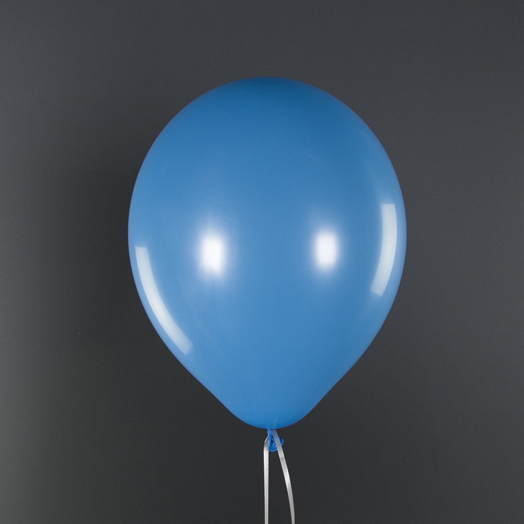 Шар (12''/30 см), Синий, пастель, 100 шт.