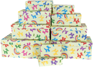 Набор коробок Собачки ШДМ, 33*20*13 см, 10 шт. в упак. 