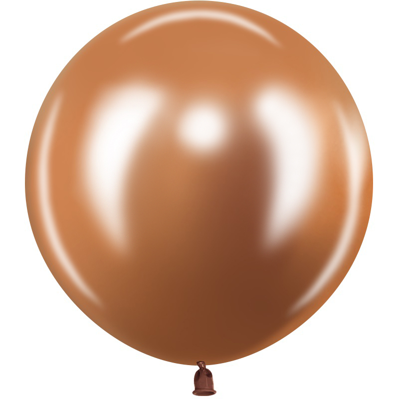 Шар (36''/91 см), Розовое Золото, хром, 1 шт.