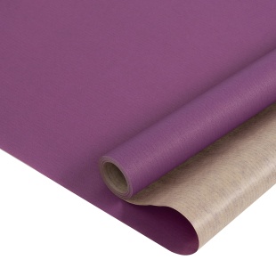 Упаковочная бумага, Крафт 40гр (0,68*10 м) Сиреневый, 1 шт.