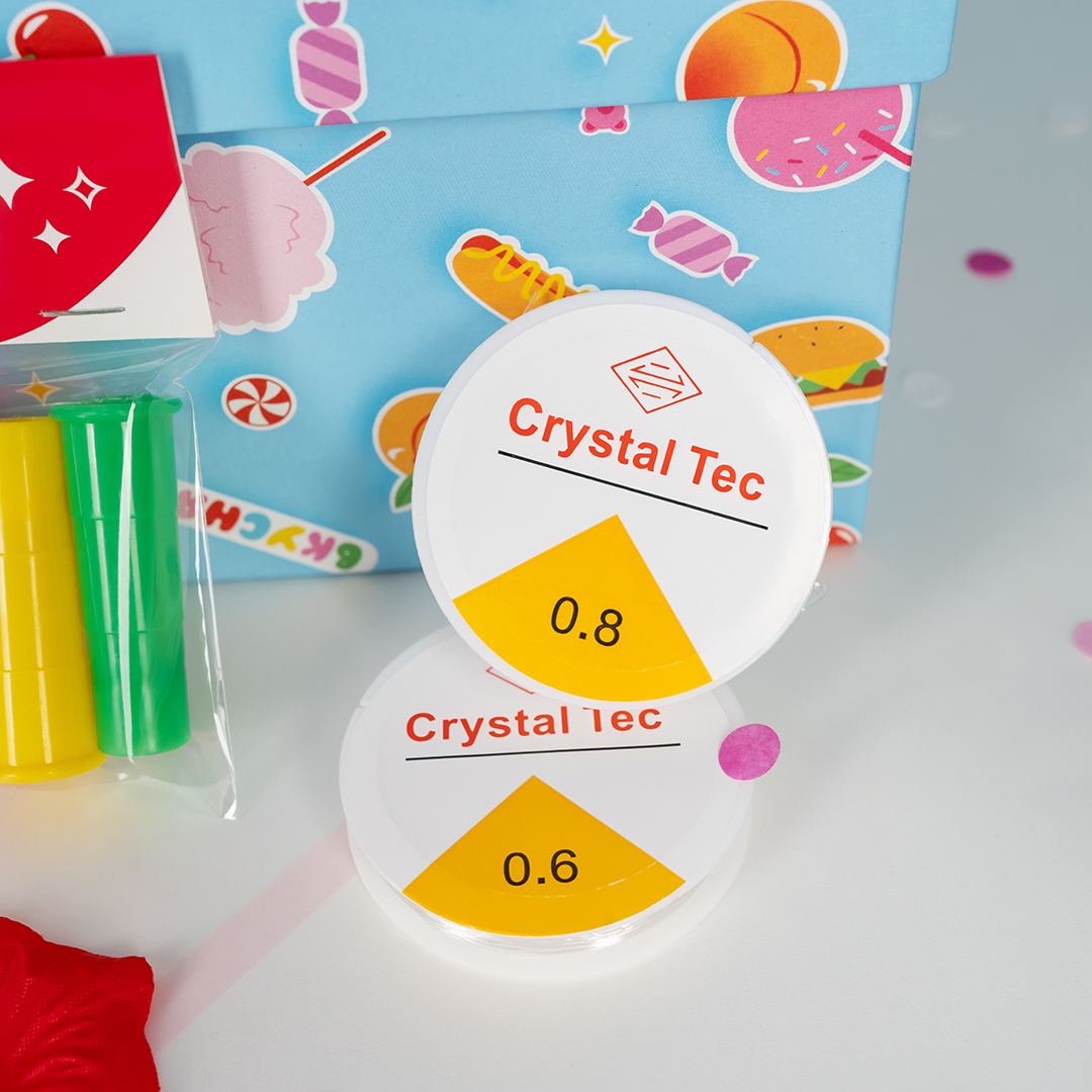 Нить эластичная (резинка) (0,6 мм*10 м) Прозрачный, 1 шт.